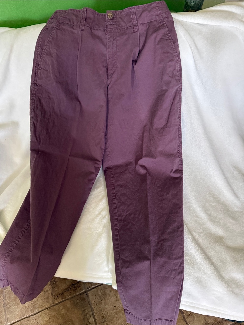 a new day Women's Plum Tapered Chino Pants